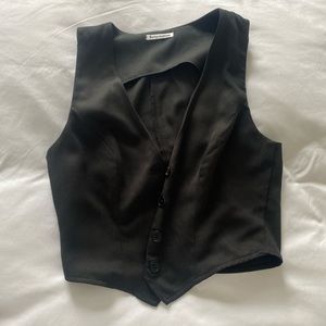 Reformation Vest in Black
